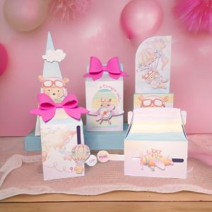 Kit Festa URSINHA AVIADORA 20 PEÇAS | Personalizados | Lembrancinhas | Festa infantil | Aniversário