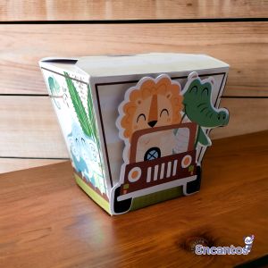 Personalizados SAFARI 20 PEÇAS (PEGUE E MONTE) kit festa - lembrancinha - aniversario - festa infantil